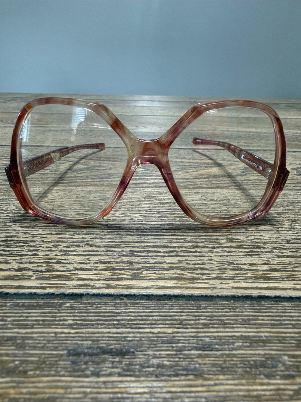 VTG Oversized Women's American Optical Eyeglasses 1980’s Mob Wife Style